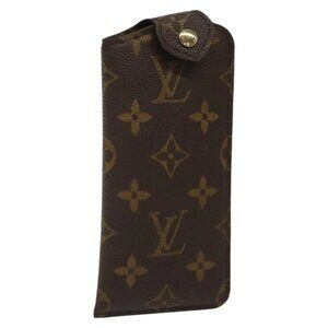 LOUIS VUITTON Monogram Etui Lunette PM Glasses Case M66545 LV Auth BD730
